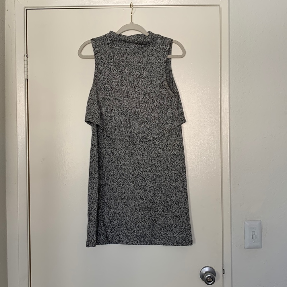 Heather Sweater Dress with Mock Neck